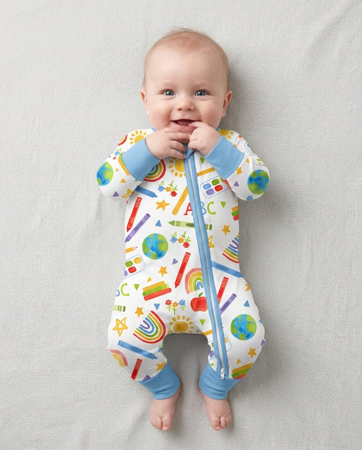 School Scribbles Bamboo Convertible Zippy