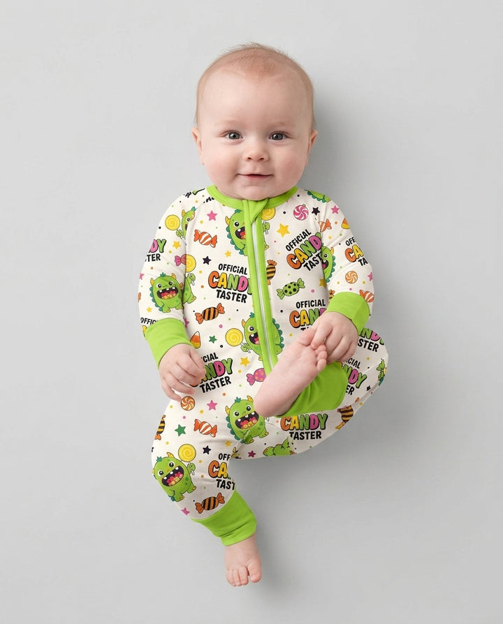 Halloween Official Candy Tester Bamboo Convertible Zippy