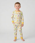 Conjunto de pijama de dos piezas de bambú de manga larga