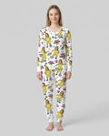 Template Damen Pyjama-Set aus personalisiertem Bambus