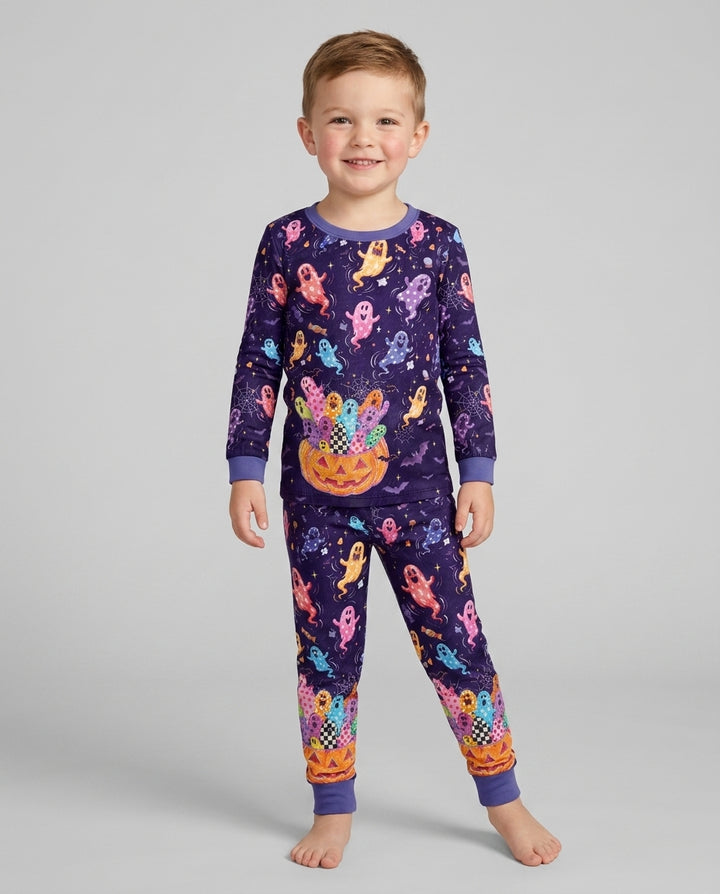 Stay Spooky Bamboo Two Piece Long Sleeve Pajama Set