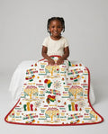 Happy Juneteenth Bamboo Blanket