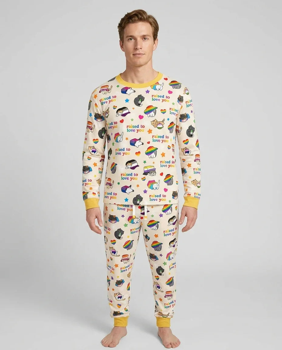 plantilla Conjunto de Pijama de Bambú para Hombre