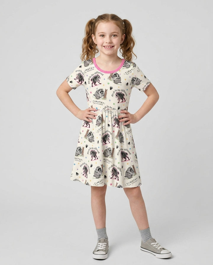 It's Okay to be Jimothy Bamboo Twirl Dress
