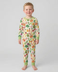 Veggie Friends Family Matching Bamboo Two Piece Long Sleeve Pajama Set
