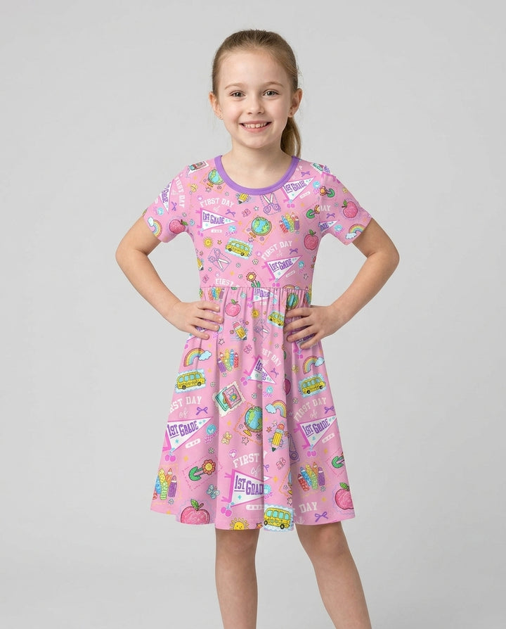 Vorlage Bambus Twirl Kleid
