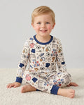 Soccer Go Team USA Bamboo Two Piece Long Sleeve Pajama Set