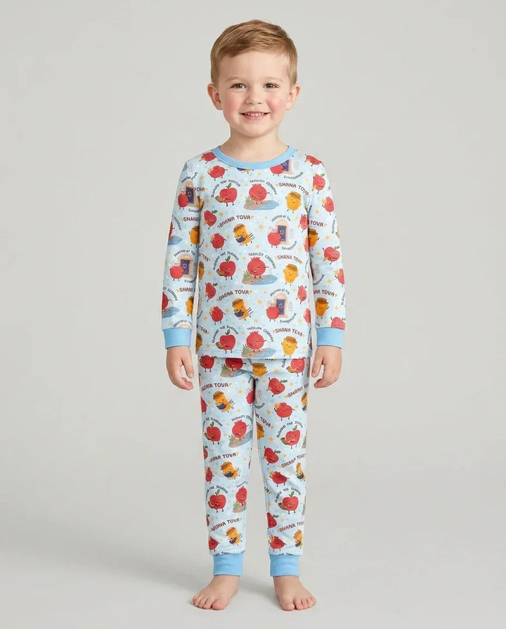 Sweet Sacred Moments Family Matching Bamboo Two Piece Long Sleeve Pajama Set
