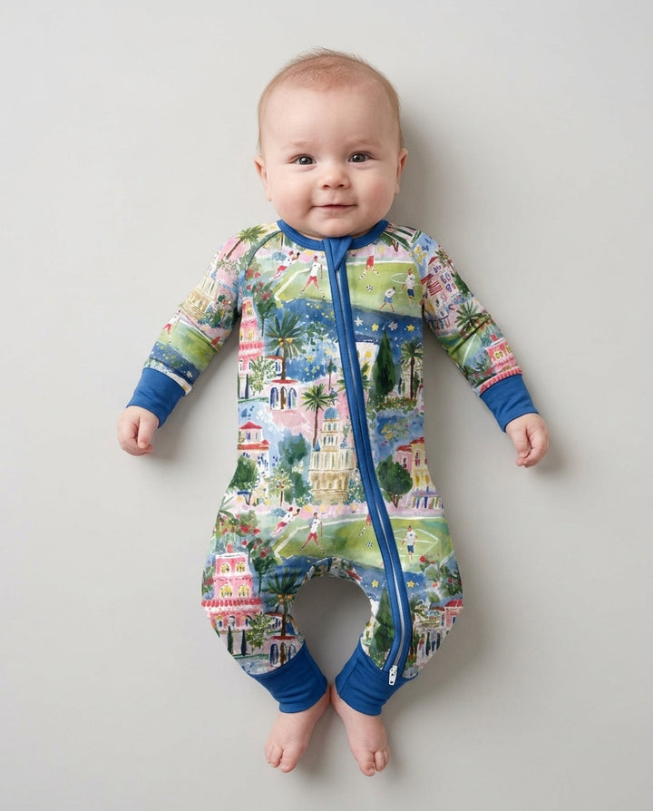 Gerippte Babykleidung mit individuellem Foto - Weich &amp; Skizzenhaft