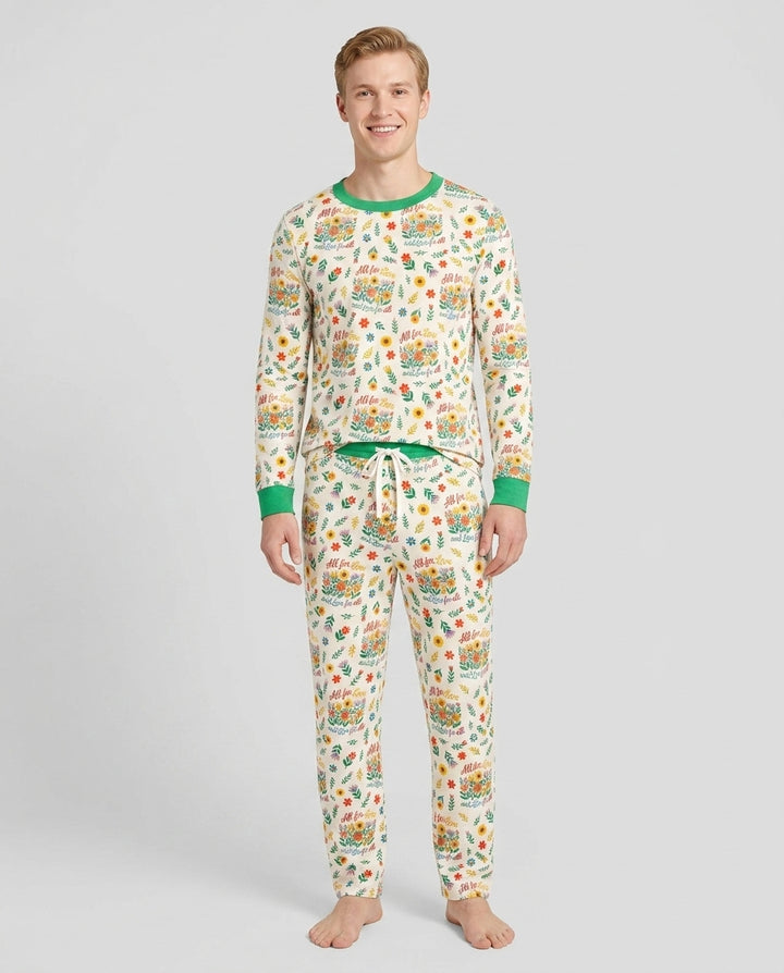 Love For All Family Matching Bamboo Men's Pajama Set