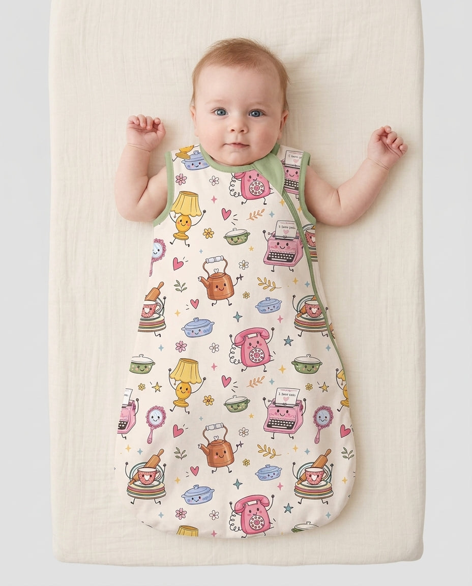Retro Chasing Toy Bamboo Sleep Bag