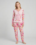 Oy to the World Hanukkah Bamboo Women Pajama Set