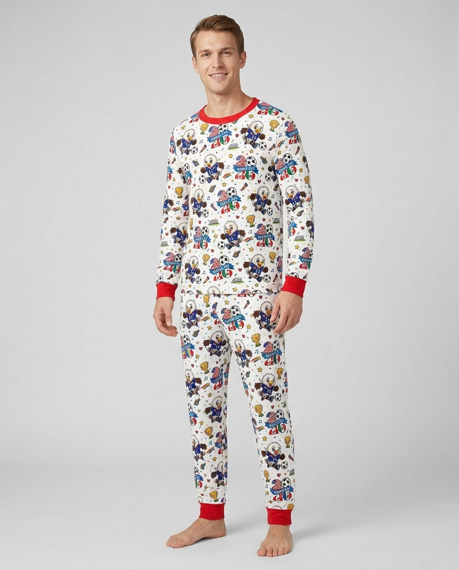 plantilla Conjunto de Pijama de Bambú para Hombre