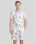 The Lord Is My Shepherd Psalm 23 Bamboo Men Short Sleeve Short Pajama Set