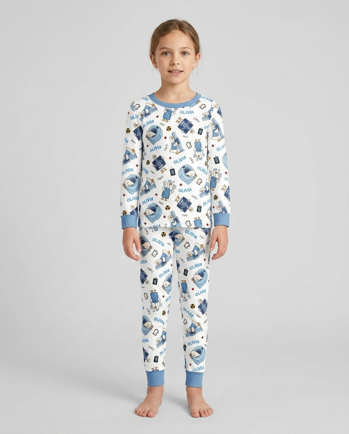 Rad Tech Goose Bamboo Two Piece Long Sleeve Pajama Set