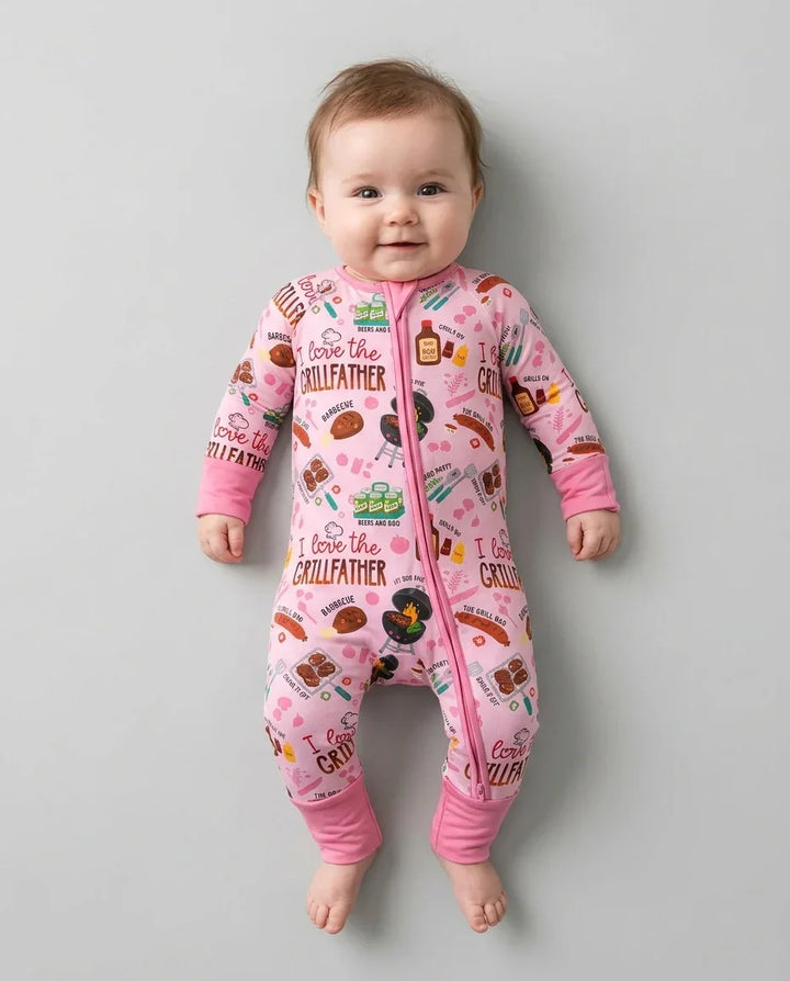 Gerippte Babykleidung mit individuellem Foto - Weich &amp; Skizzenhaft