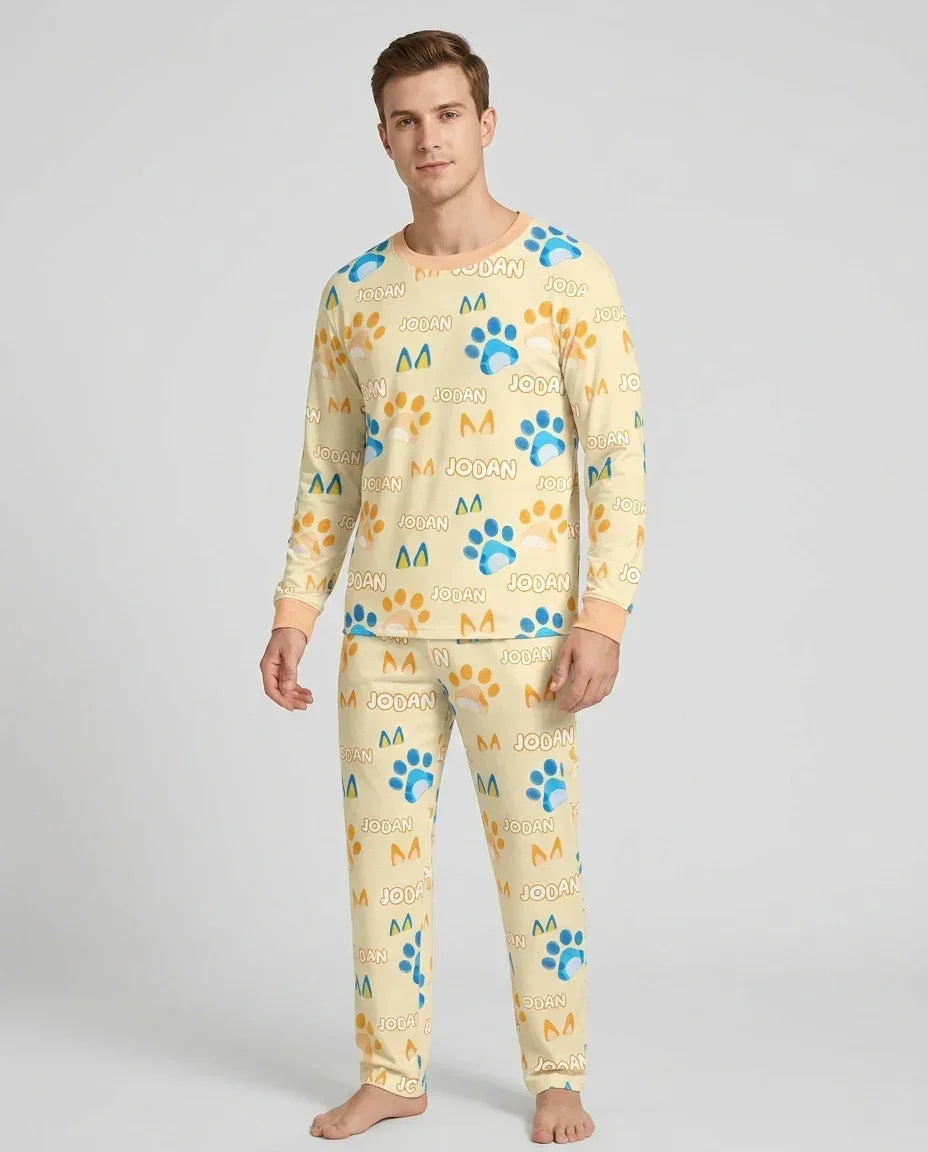 Vorlage Benutzerdefiniertes Herren-Pyjama-Set