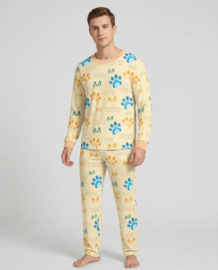 Vorlage Benutzerdefiniertes Herren-Pyjama-Set