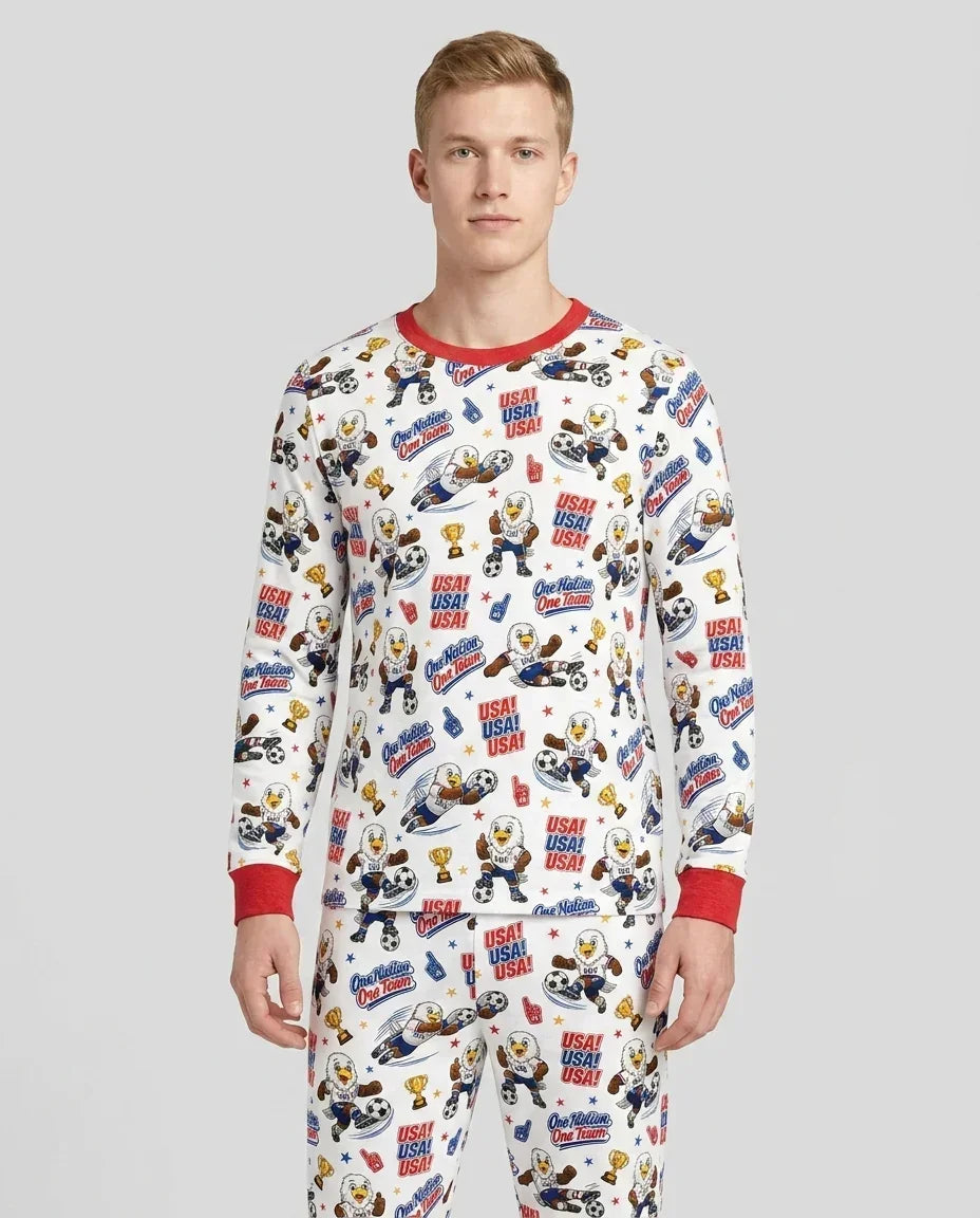 plantilla Conjunto de Pijama de Bambú para Hombre