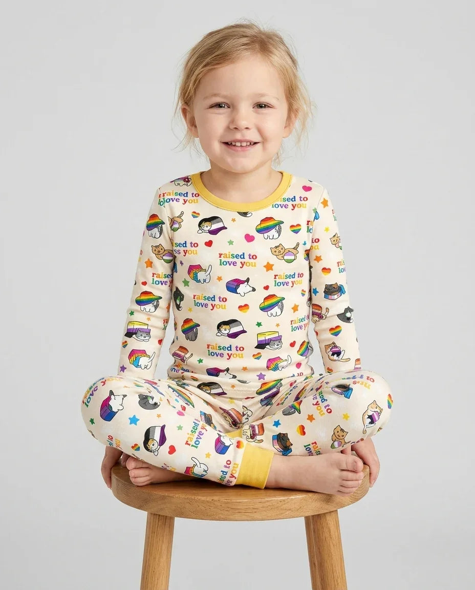 Conjunto de pijama de dos piezas de bambú con mangas largas, plantilla PERSONALIZADA