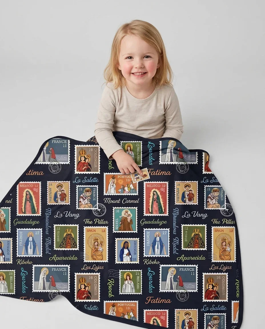 Our Lady, Around the World Bamboo Blanket