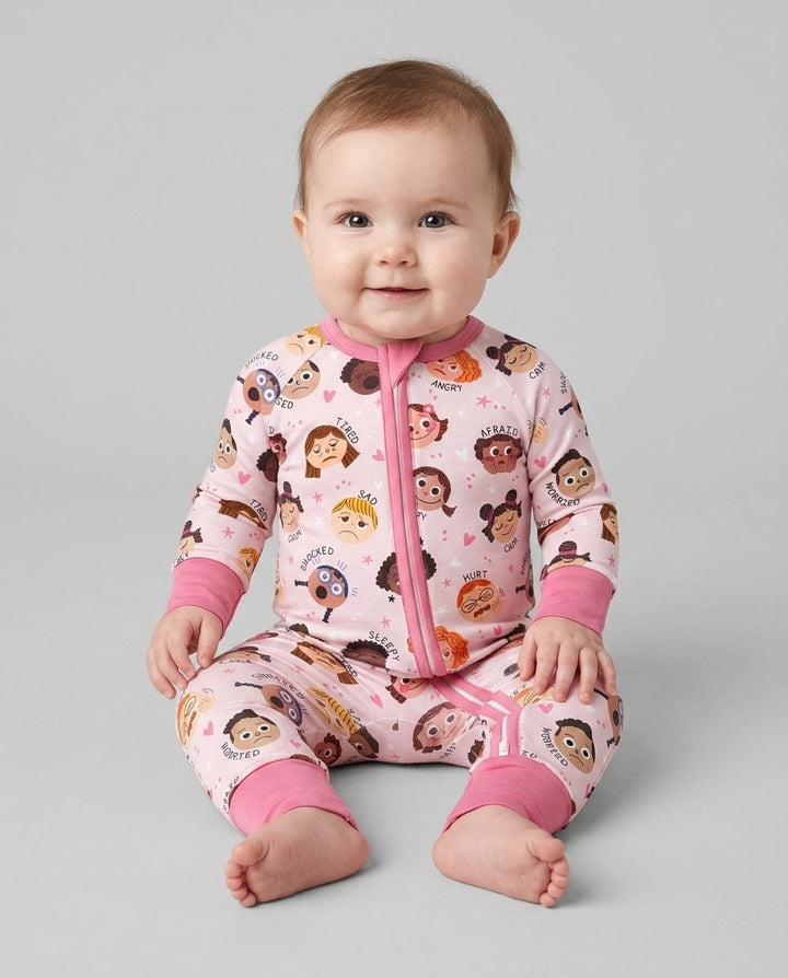 Gerippte Babykleidung mit individuellem Foto - Weich &amp; Skizzenhaft