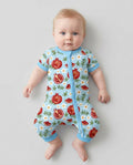 Pomegranate Garden Joy Family Matching Bamboo Shorty Zippy