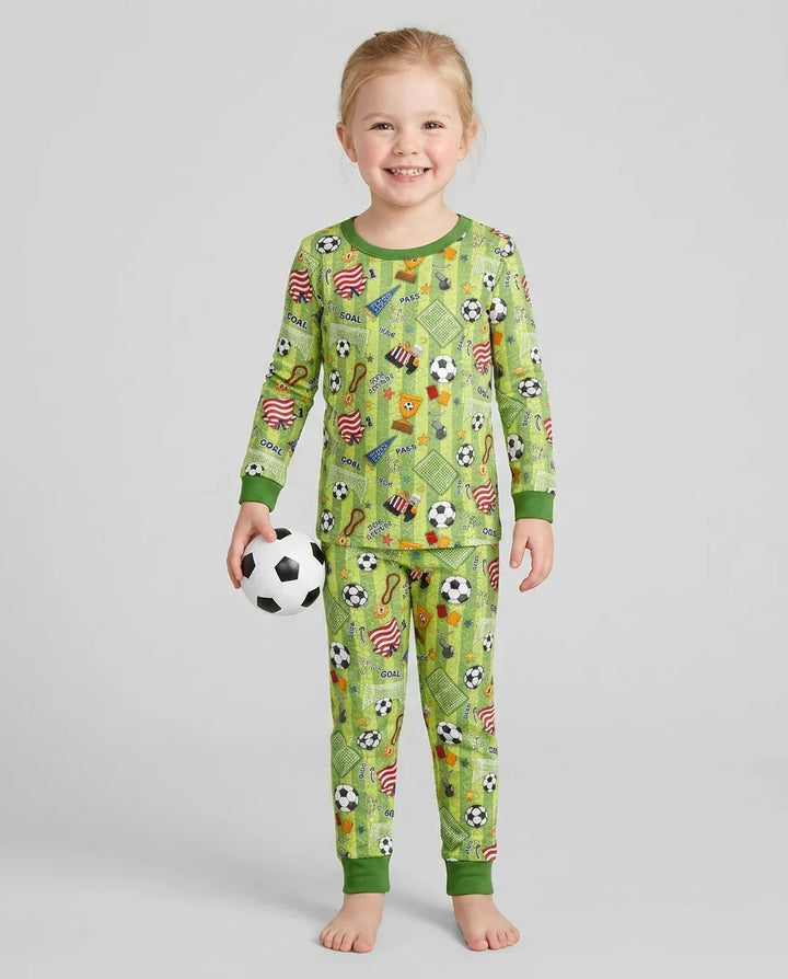 Conjunto de pijama de dos piezas de bambú de manga larga