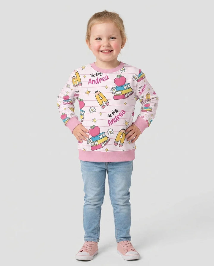 Sudadera de cuello redondo de bambú con plantilla personalizada