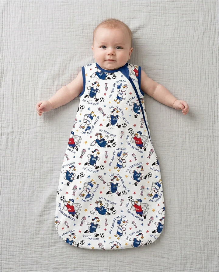 USA Soccer Goose Family Matching Bamboo Sleep Bag