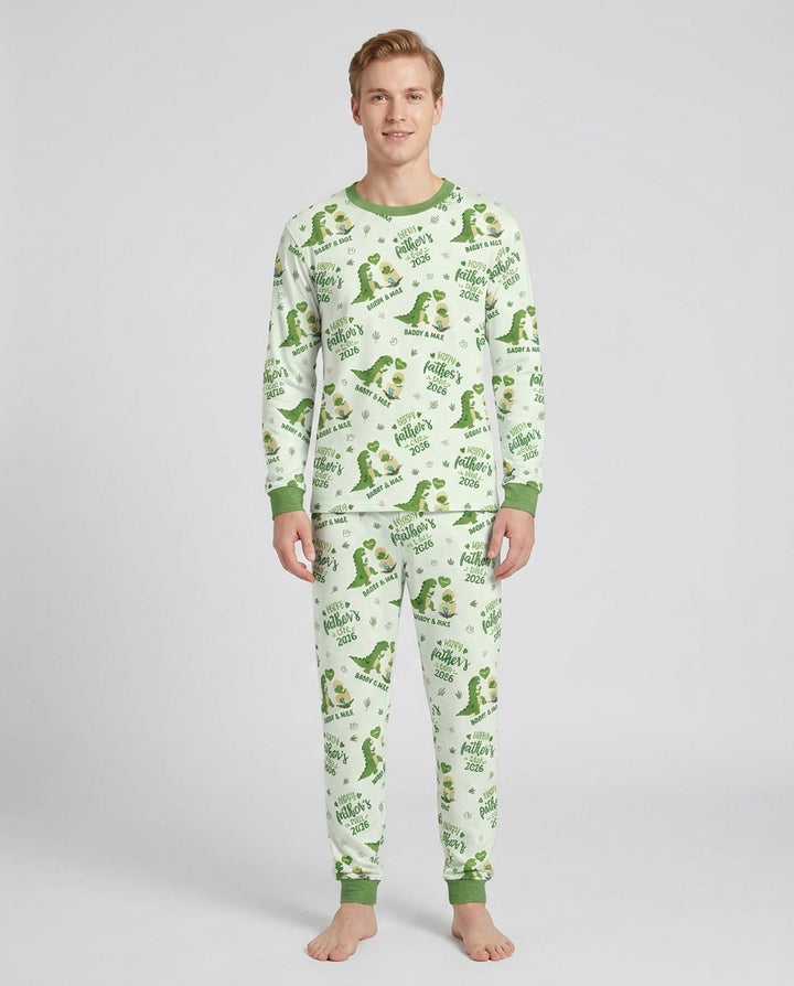 plantilla de Conjunto de Pijama de Bambú Personalizado para Hombre