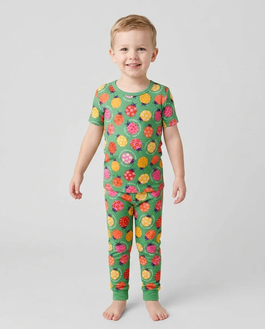 Fearfully & Wonderfully Made Bamboo Two Piece Short Sleeve Pajama Set