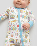 Gerippte Babykleidung mit individuellem Foto - Weich &amp; Skizzenhaft