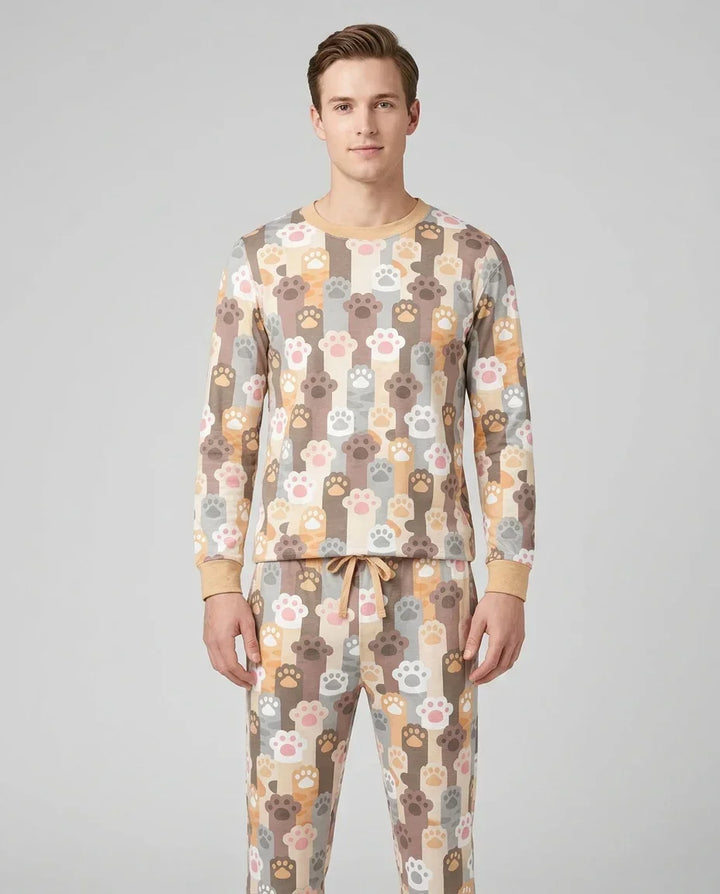 Grabby Paws Bamboo Men's Pajama Set