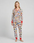 Kawaii Animals Soccer Tour 2026 Family Matching Bamboo Women Pajama Set