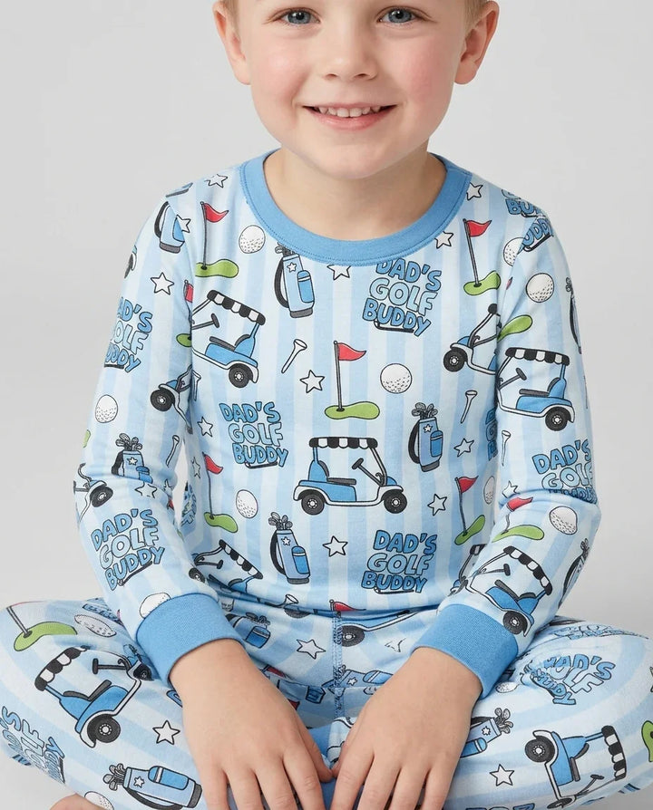 Dad's Golf Buddy Bamboo Two Piece Long Sleeve Pajama Set