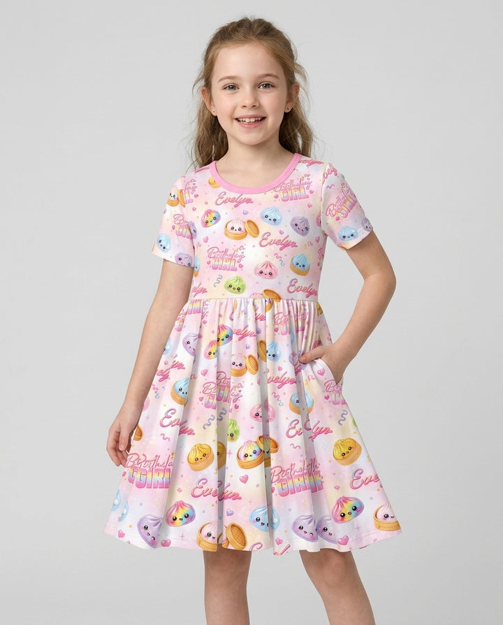 Plantilla Vestido de Bambú Twirl