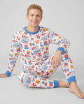 Red White & 250 Bamboo Men's Pajama Set