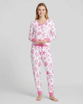 Familien-Pyjama-Set aus Bambus für Damen mit Küsten-Charme