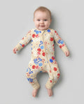 Gerippte Babykleidung mit individuellem Foto - Weich &amp; Skizzenhaft