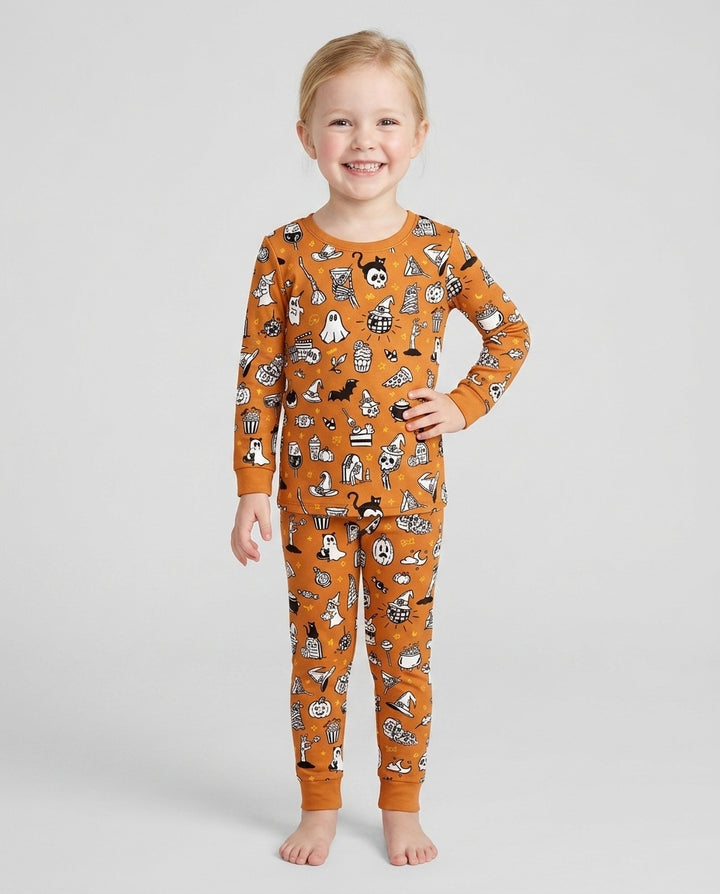 Spooky Season Bamboo Two Piece Long Sleeve Pajama Set