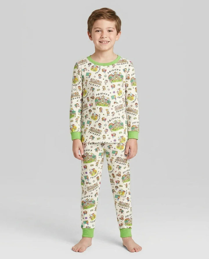 School Friends Forever Bamboo Two Piece Long Sleeve Pajama Set