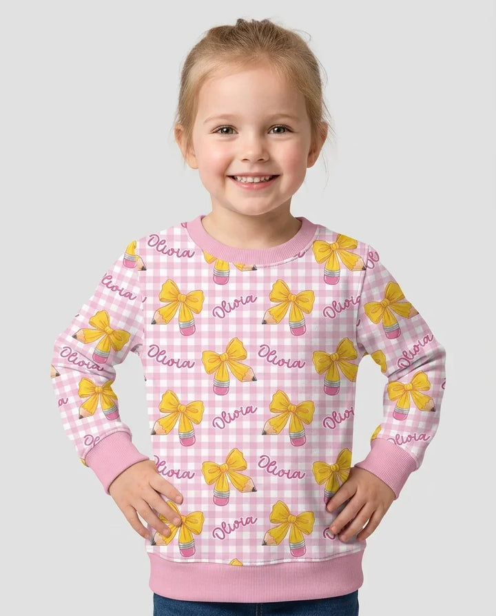 Sudadera de cuello redondo de bambú con plantilla personalizada