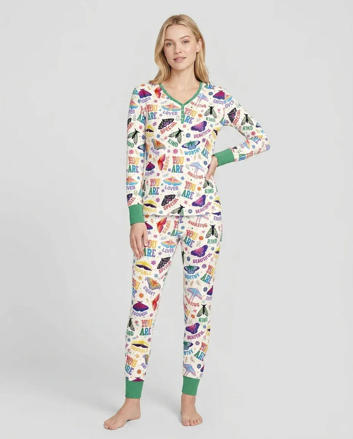 Proud Wings Family Matching Bamboo Women Pajama Set