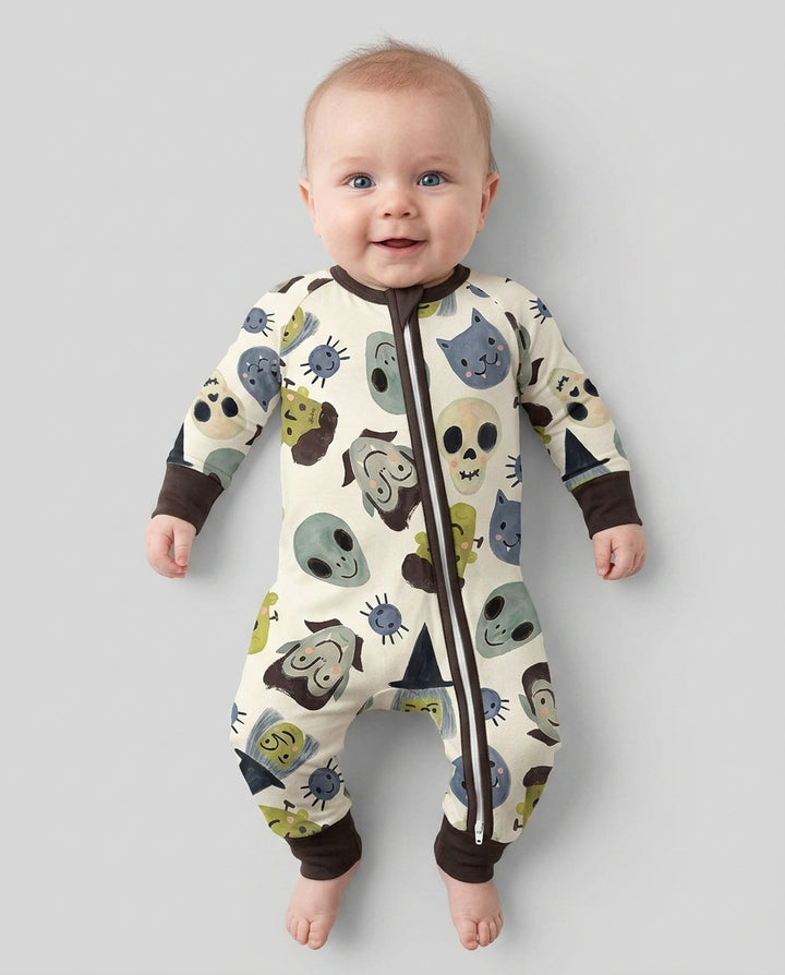 Halloween Face Bamboo Convertible Zippy