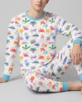 plantilla Conjunto de Pijama de Bambú para Hombre