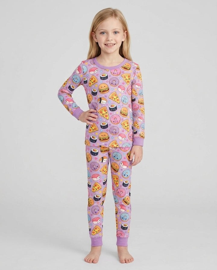 Conjunto de pijama de dos piezas de bambú con mangas largas, plantilla PERSONALIZADA