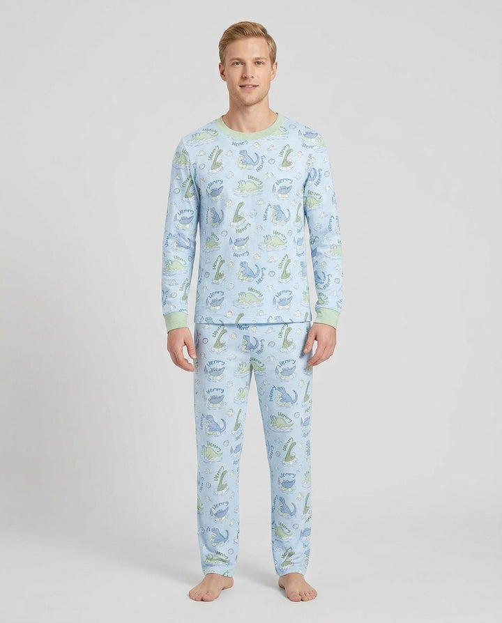 plantilla de Conjunto de Pijama de Bambú Personalizado para Hombre