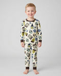 Halloween Face Bamboo Two Piece Long Sleeve Pajama Set