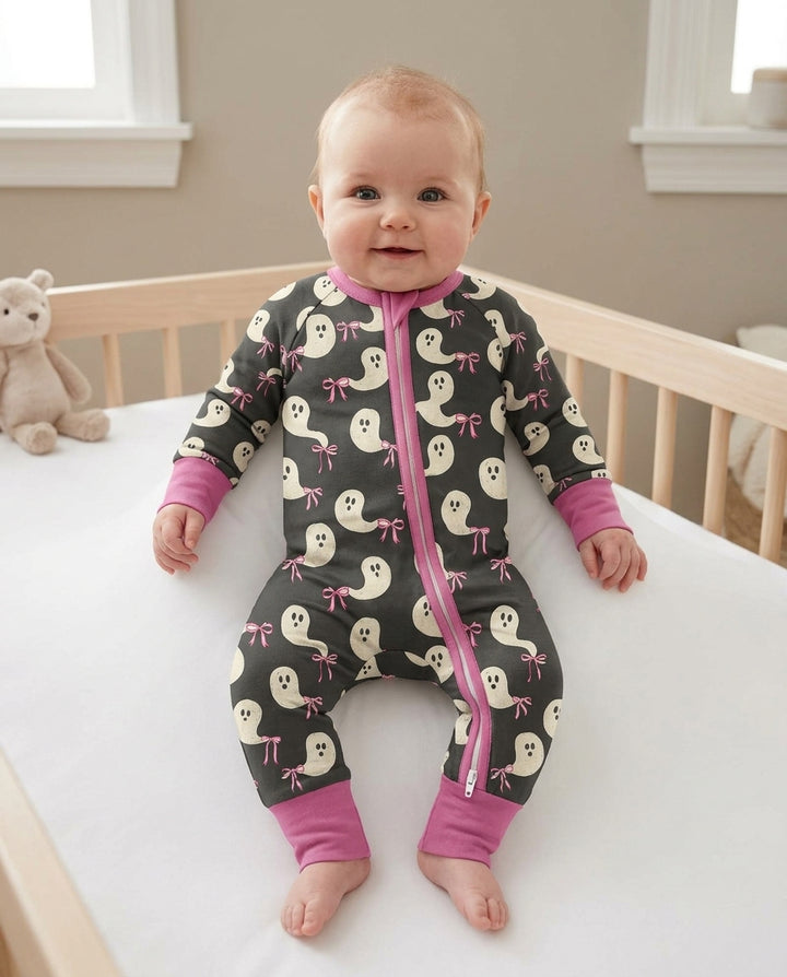 Little Ghosts Bamboo Convertible Zippy For Halloween